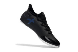 Adidas X series IC Indoor Flat Soccer Shoes Black/Blue