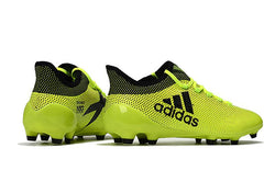 Adidas X series FG Fluorescent TPU Cleats Green/Black