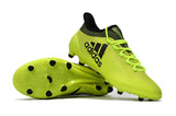 Adidas X series FG Fluorescent TPU Cleats Green/Black