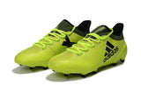 Adidas X series FG Fluorescent TPU Cleats Green/Black