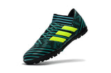 Adidas Nemeziz Series TF Grass Spike Soccer Shoes Green/Black/Lime