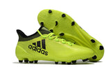 Adidas X series FG Fluorescent TPU Cleats Green/Black