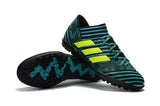 Adidas Nemeziz Series TF Grass Spike Soccer Shoes Green/Black/Lime