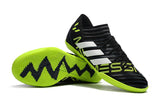 Adidas Nemeziz Series IC Flat Soccer Shoes Black/Green/White