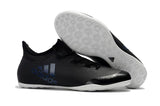 Adidas X series IC Indoor Flat Soccer Shoes Black/Blue