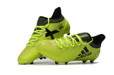 Adidas X series FG Fluorescent TPU Cleats Green/Black