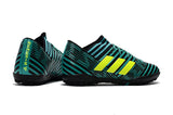 Adidas Nemeziz Series TF Grass Spike Soccer Shoes Green/Black/Lime