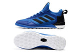 Adidas ACE Five-Apart IC Indoor Flat Soccer Shoes Blue/Black/White