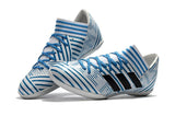 Adidas Nemeziz Series IC Flat Soccer Shoes Blue/White/Black