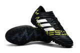 Adidas Nemeziz Series TF Grass Spike Soccer Shoes Black/Gray/Lime/White