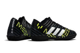 Adidas Nemeziz Series TF Grass Spike Soccer Shoes Black/Gray/Lime/White
