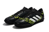 Adidas Nemeziz Series TF Grass Spike Soccer Shoes Black/Gray/Lime/White