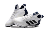 Adidas ACE Five-Legged TF Grass Soccer Shoes White/Blue/Black