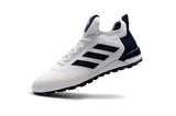 Adidas ACE Five-Legged TF Grass Soccer Shoes White/Blue/Black