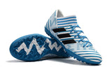 Adidas Nemeziz Series TF Grass Spike Soccer Shoes Blue/White/Black
