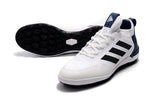 Adidas ACE Five-Legged TF Grass Soccer Shoes White/Blue/Black