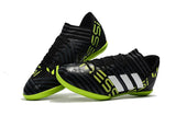 Adidas Nemeziz Series IC Flat Soccer Shoes Black/Green/White