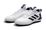 Adidas ACE Five-Legged TF Grass Soccer Shoes White/Blue/Black