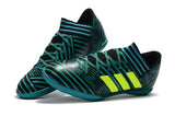 Adidas Nemeziz Series IC Flat Soccer Shoes Blue/Black/Green