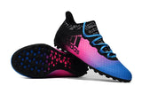 Adidas Weave TANGO Series TF Small Grass Spike Soccer Shoes Blue/Pink/Black