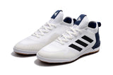 Adidas ACE Five-Apart IC Indoor Flat Soccer Shoes White/Black/Blue/Coffee