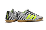 Adidas Nemeziz Series IC Flat Soccer Shoes White/Black/Orange/Green