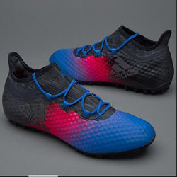 Adidas Weave TANGO Series TF Small Grass Spike Soccer Shoes Blue/Pink/Gray