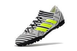 Adidas Nemeziz Series TF Grass Spike Soccer Shoes White/Black/Green