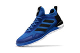 Adidas ACE Five-Legged TF Grass Soccer Shoes Blue/Black/White