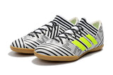 Adidas Nemeziz Series IC Flat Soccer Shoes White/Black/Orange/Green