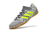 Adidas Nemeziz Series IC Flat Soccer Shoes White/Black/Orange/Green