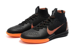 Nike MercurialX Superfly 360 Elite IC Soccer Cleats Black Orange - studzsupply