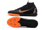 Nike MercurialX Superfly 360 Elite IC Soccer Cleats Black Orange - studzsupply