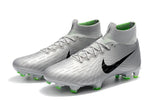 Nike Mercurial Superfly VI 360 Elite FG Soccer Cleats Silver Black - studzsupply