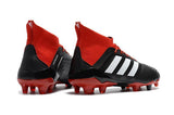 Adidas Predator 18.1 FG Soccer Cleats Core Black White Red - studzsupply