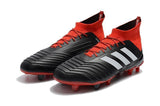 Adidas Predator 18.1 FG Soccer Cleats Core Black White Red - studzsupply