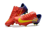 Nike Mercurial Vapor XI Barcelona FG Soccer Cleats Red Blue Yellow - studzsupply