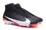 Nike Mercurial Superfly V FG Soccer Cleats Black Orange White - studzsupply
