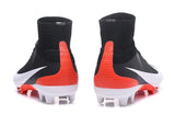 Nike Mercurial Superfly V FG Soccer Cleats Black Orange White - studzsupply