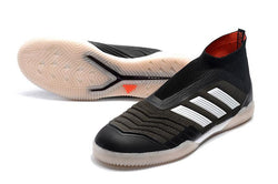 Adidas Predator IN  Knitted Surface Waterproof Indoor Flat White/Black