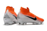 NIKE Mercurial Superfly VI 360 Elite FG Silver Orange - studzsupply