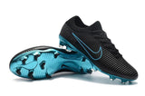 Nike Mercurial Vapor Flyknit Ultra FG Soccer Cleats Black Blue - studzsupply
