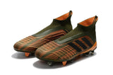Adidas Predator 18+ FG Soccer Cleats Gold Army Green Black - studzsupply