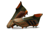 Adidas Predator 18+ FG Soccer Cleats Gold Army Green Black - studzsupply