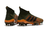 Adidas Predator 18+ FG Soccer Cleats Gold Army Green Black - studzsupply