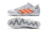 Adidas Nemeziz Series IC Indoor Flat Soccer Shoes White/Gray/Orange