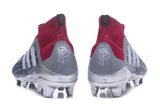 Adidas Predator 18+ Paul Pogba FG Soccer Cleats Iron Metallic Grey Red - studzsupply