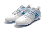 Adidas X Series Leather FG Cleats White/Blue
