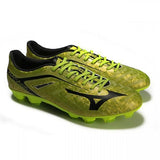 Mizuno Basara 001 FG Soccer Cleats Green Black Safety Yellow - studzsupply