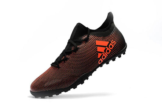 Adidas X series TF Thunderstorm Grass Spikes Football Shoes Orange/Black